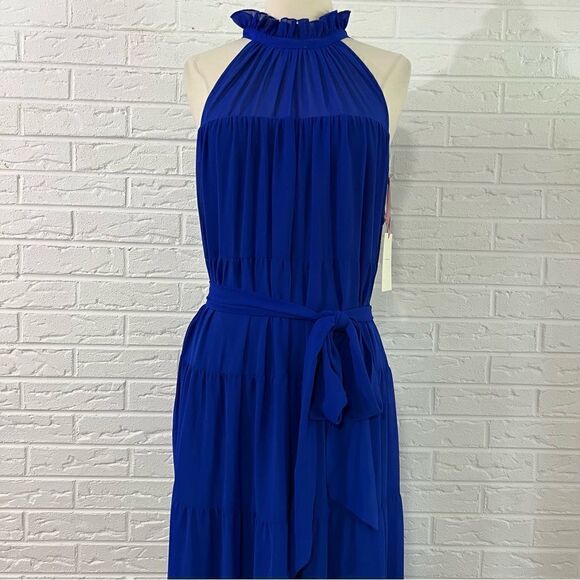 NWT Alex Marie Cobalt Blue Maxi Dress Size 6 - Picture 5 of 16